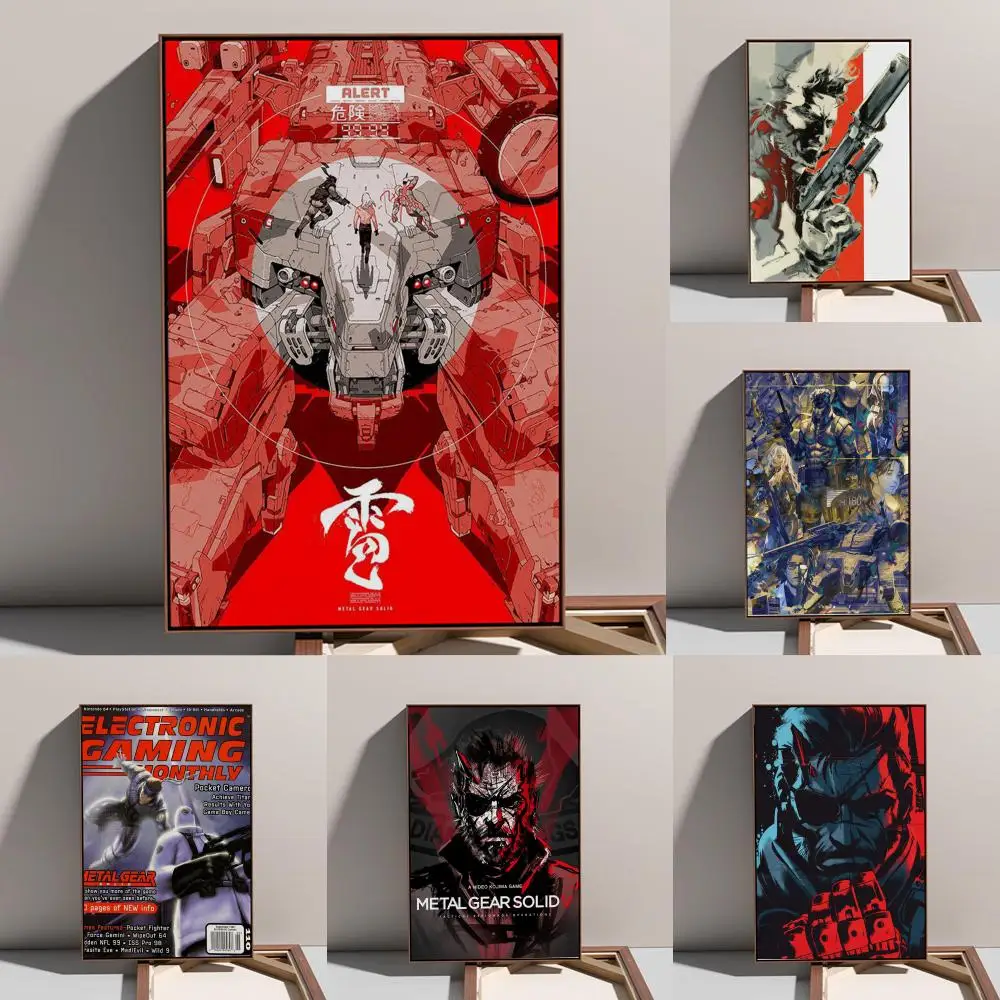

Metal Gear Solid Poster Prints Oil Painting Mural Living Room Home Decoration Party Evening Cover