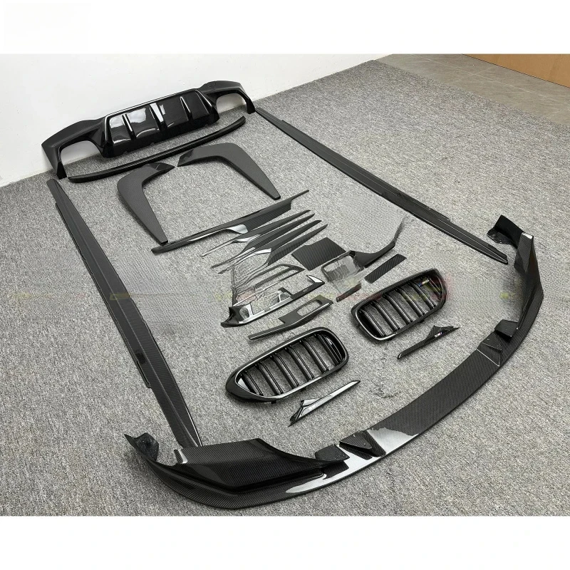 High Quality Premium Accsori Dry Carbon Fiber Car Conversion Body Kits Seri F0 Diffuser Spoiler Mirror Cover Sid Durle