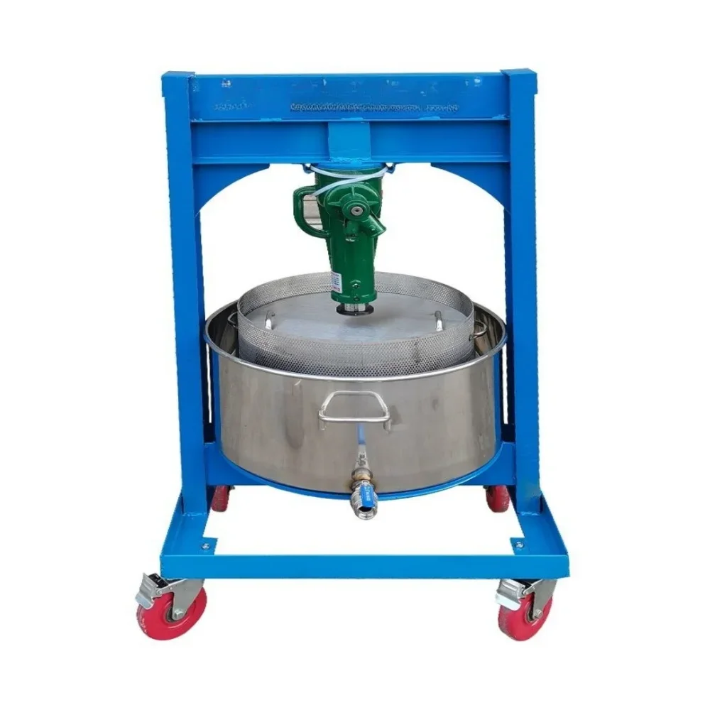 Depósito Extractor comercial hecho a mano de acero inoxidable, zumo de piña, miel, coco, granada, fruta