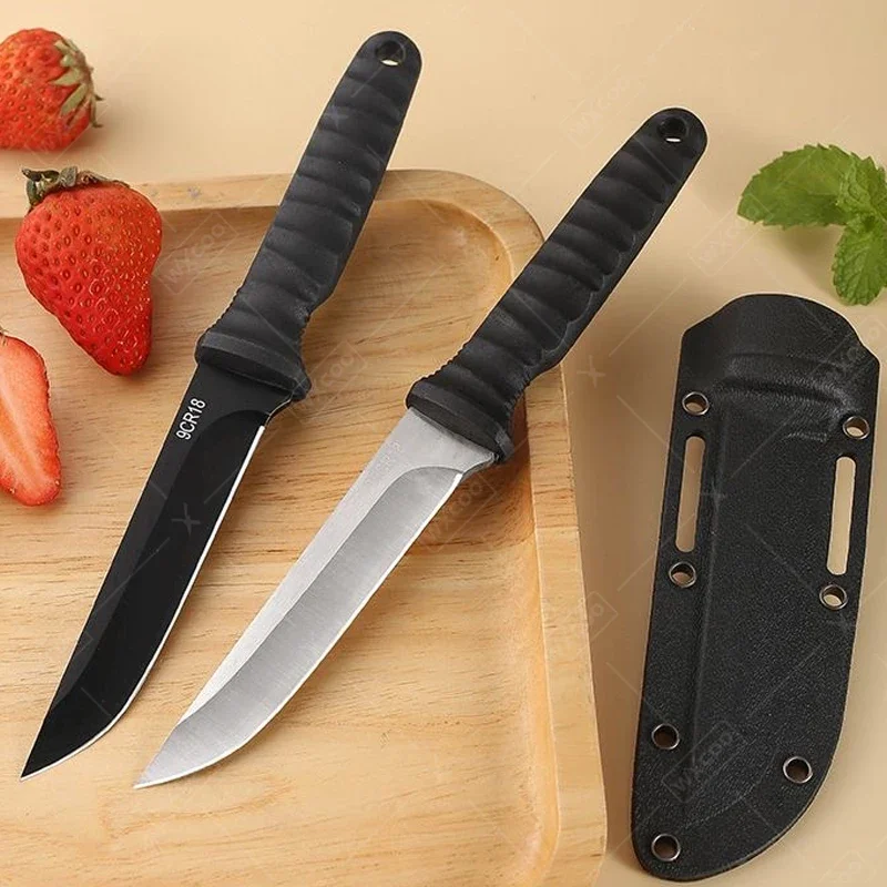 WXCOO Stainless Steel Boning Knife Meat Cleaver Knife Fruit Knife Beef Lamb Knives Kitchen Knives for Cutting Vegetables Peeling image 2