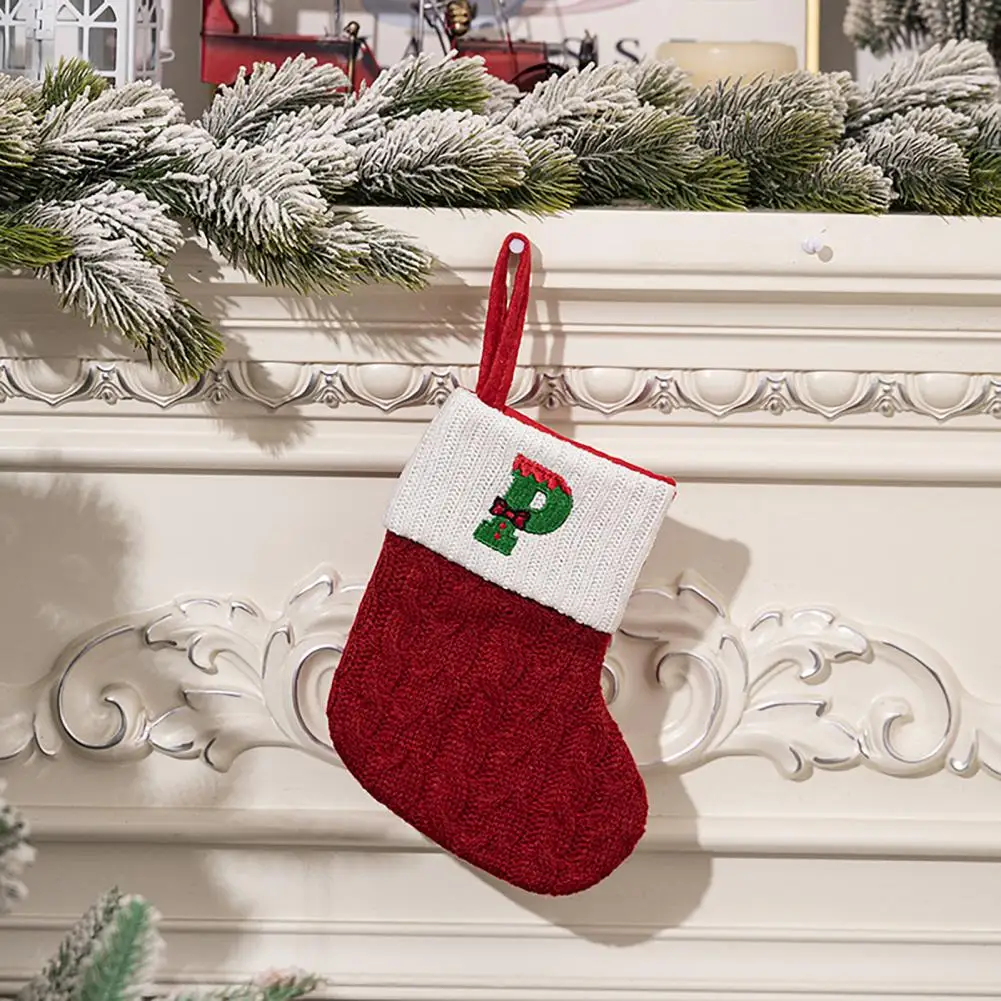 

Personalized Christmas Stockings Mini Toys Stocking Filler Personalized Mini Christmas Stocking Embroidered Letter for Home