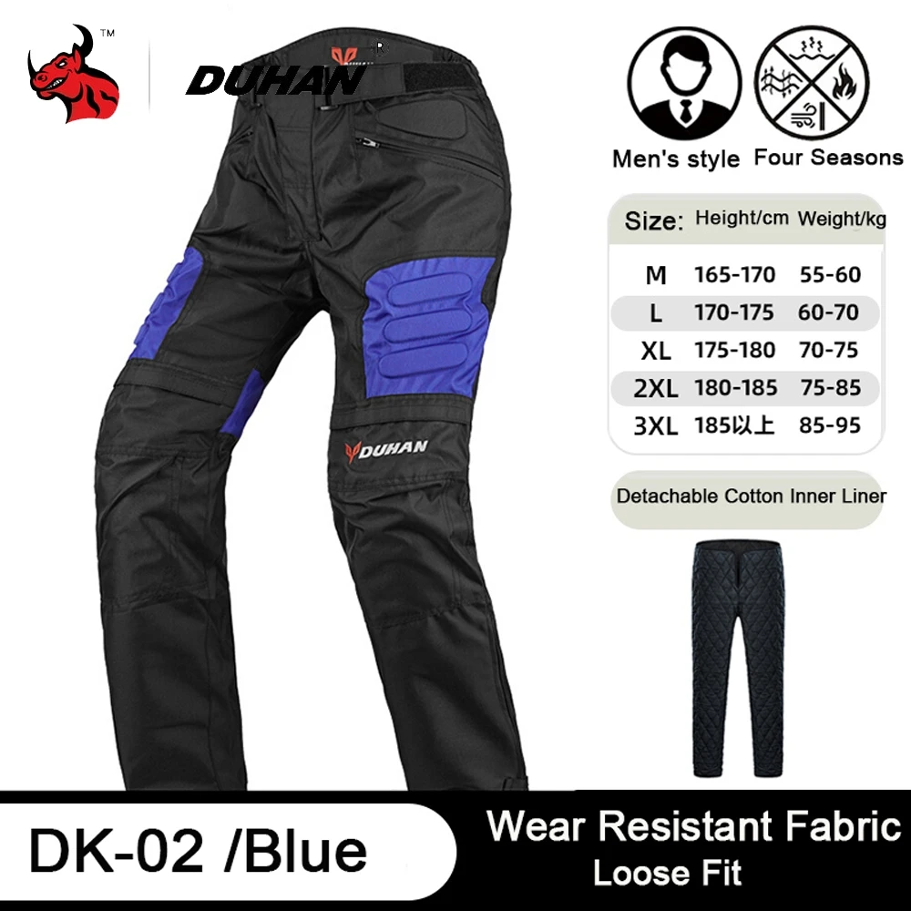 

Motorcycle Pants Men Windproof Protective Gear Motocross Pants Motorcycle Riding Trousers Waterproof Biker Pants Ski Moto Pants
