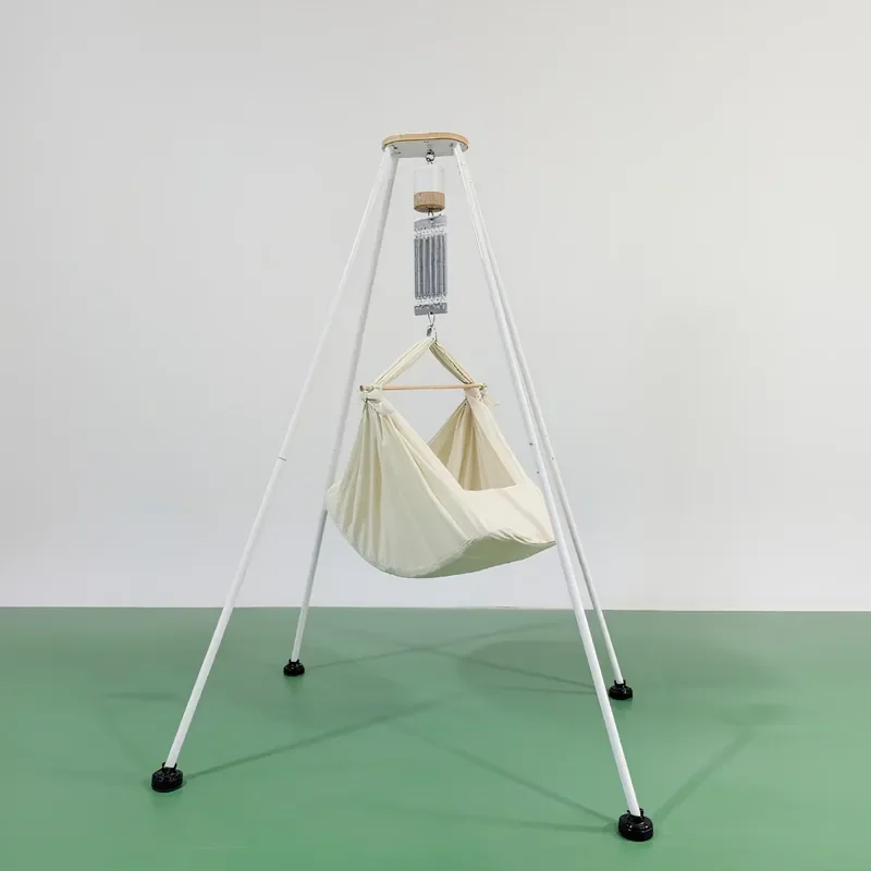 Foldable Metal Stand for Electric Cradle Hammock, Portable Baby Swing Frame for Indoor Living Room, Outdoor Gym or Park Use view 3