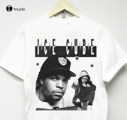 Ice Cube T-Shirt Vtg Rap Nwa  Tupac Custom Aldult Teen Unisex Digital Printing Fashion Funny New Xs-5Xl