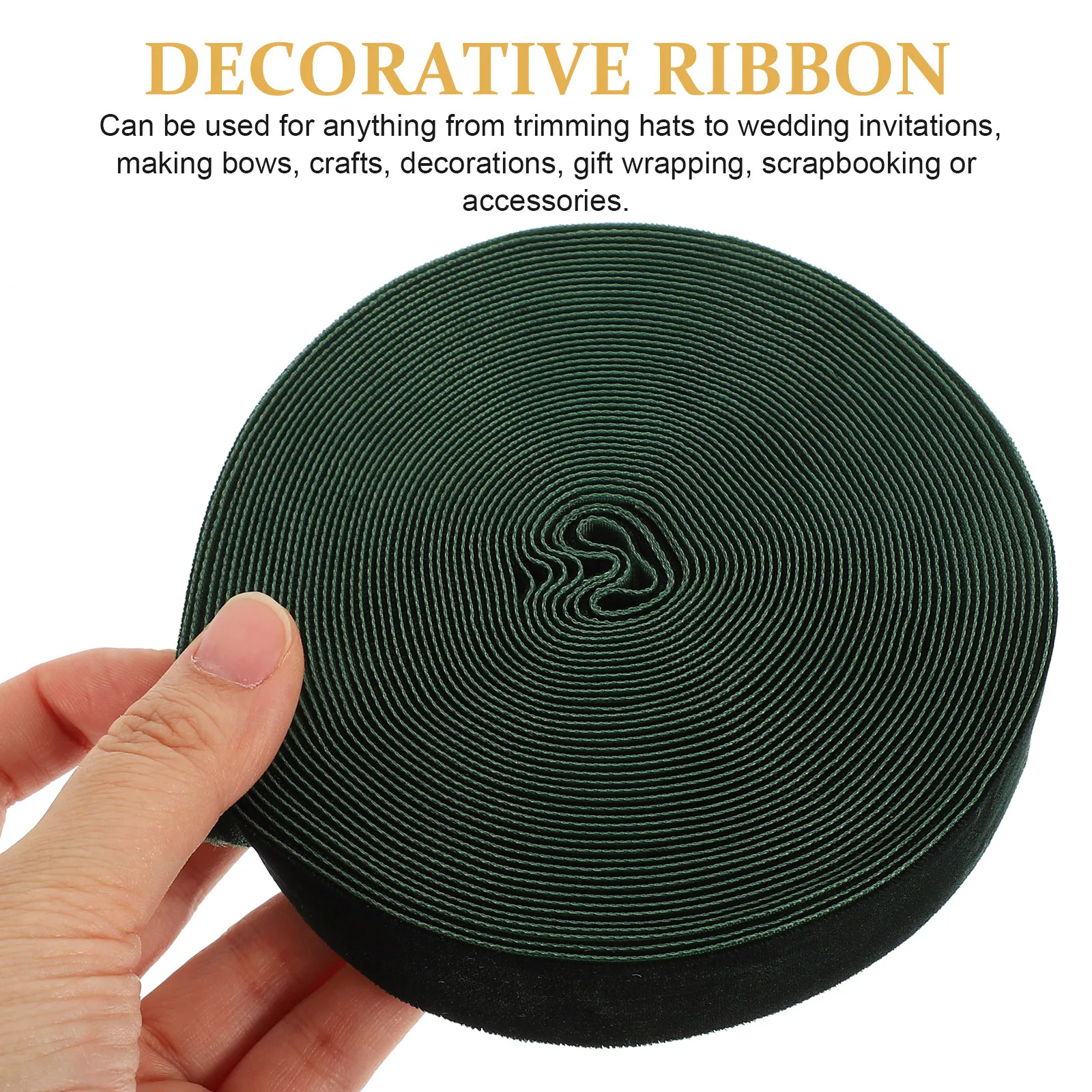 

1 Roll 50M Diy Wrapping Tape For Gift Box Christmas Party Decorative Craft Ribbon Multi-Function Cuttable Present Ribbon