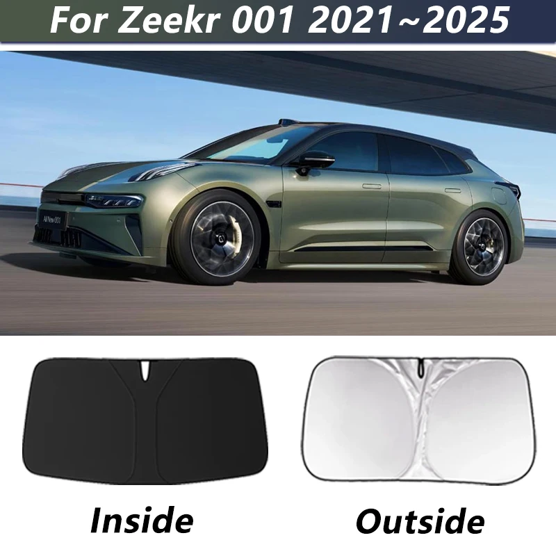 

Автомобильный передний солнцезащитный козырек для Zeekr 001, аксессуары 2021 2022 2023 2024 2025, солнцезащитные козырьки с защитой от УФ-лучей, аксессуары для оконных штор