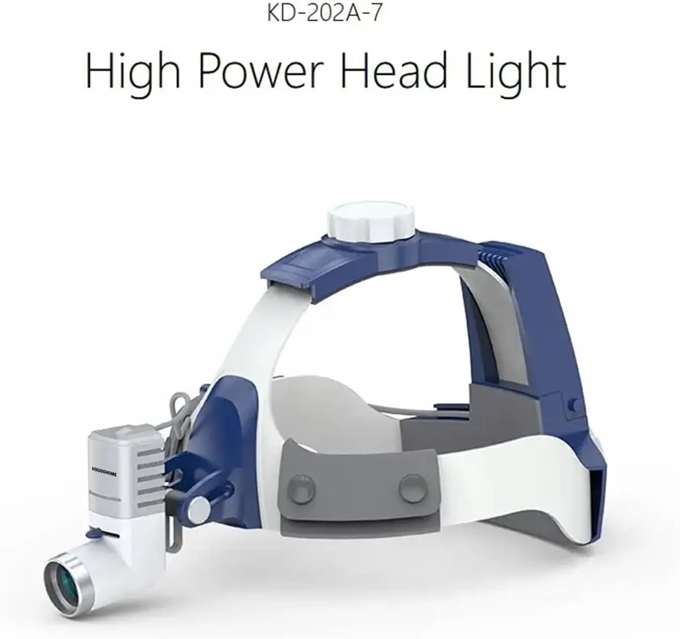 Dental Loupe Light Dual Battery 5W High Power LED Headlight Upgradeable Configuration 4.0X /5.0X/6.0X Suitable for Stomatology.