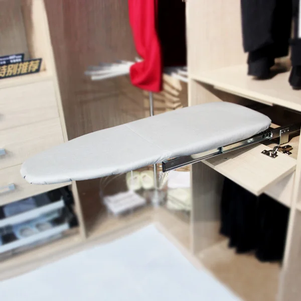 Wardrobe Hardware Accessories Ironing Board Push Pull Retractable Ironing Board Folding Cloth Set Ironing Hanger Household Table