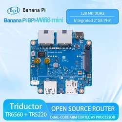 Banana Pi BPI-WIFI6 Mini Open Source Router Triductor TR6560 TR5220 wifi SOC Dual core ARM Cortex-A9 1.2G Hz Smart Routing Board