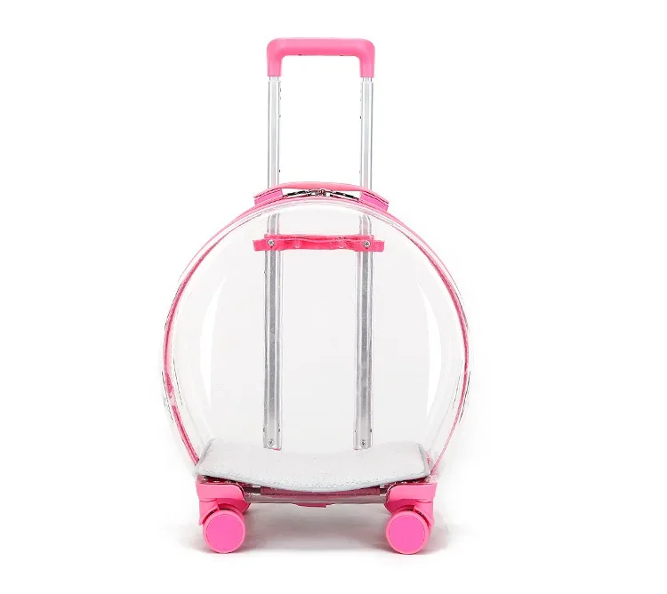 Pet Trolley Case Transparent Cat Bag Multifunctional Pet Bubble Box Portable Space Bag For Dogs Carrier Stuff Dog Bag