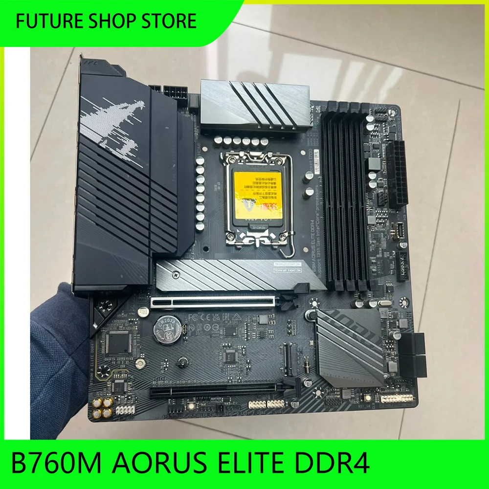 

For Giga-byte Desktop Motherboard LGA1700 DP/HDMI/Dual M.2 Interface B760M AORUS ELITE DDR4