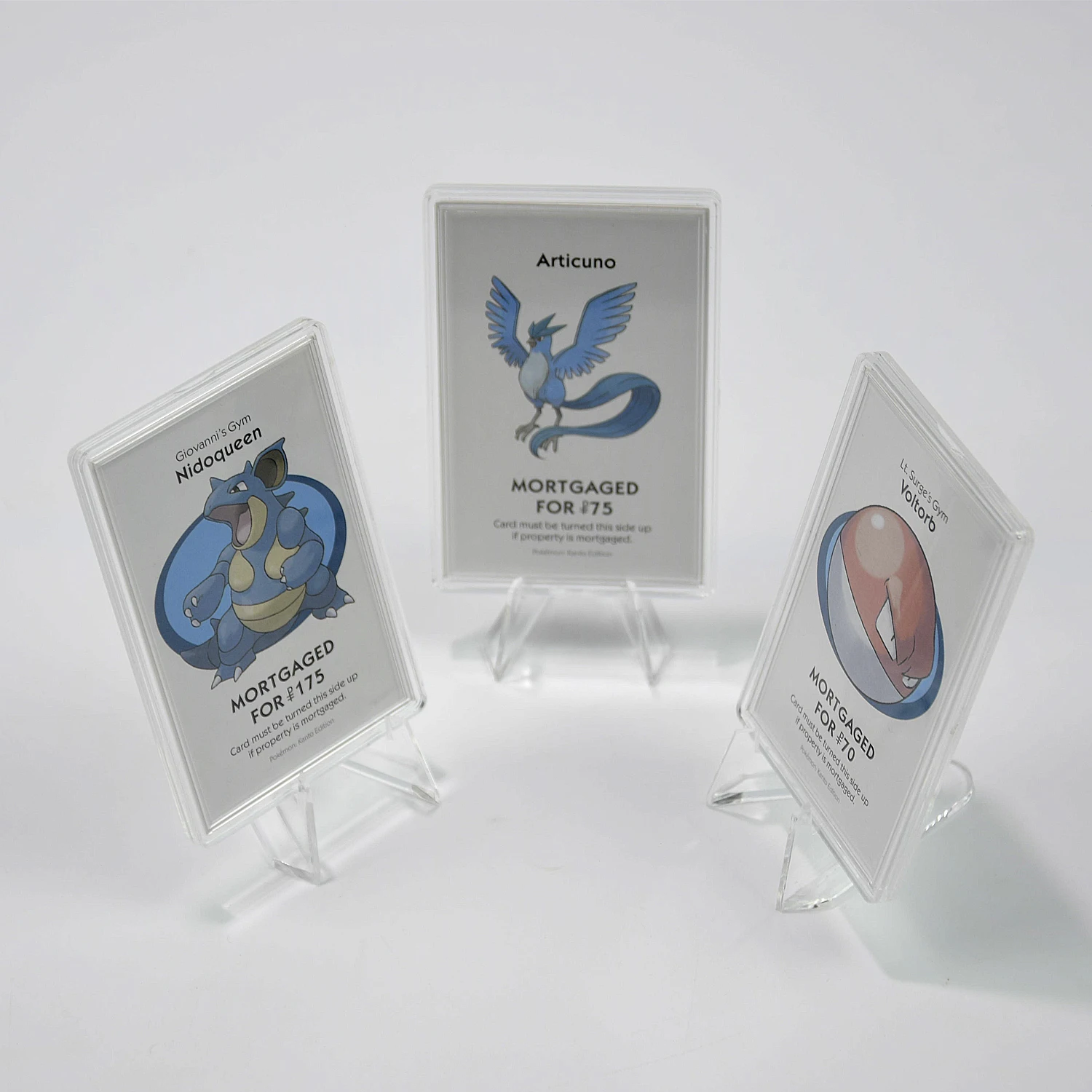 Acrylic Card Holder Case Display UV Protection Clear Transparent Trading Games Cards Protector