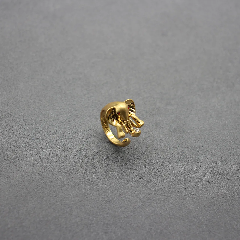 Danish Niche Design Ring Auspicious Animal Tail Ring Economical Vintage Jewelry
