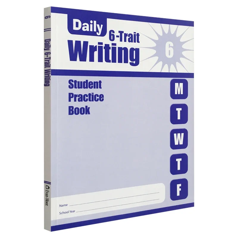 Evan-Moor Daily 6-Trait Writing Grade 6 SE Workbook,aged 9 10 11 12, English book 9781596733022