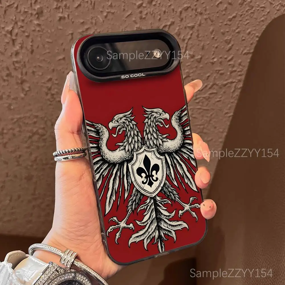 Etui na telefon z flagą Albanii dla iPhone'a 17, 16, 15, 14, 13, 12, X, 8, Pro, Max, Plus, E, SE4, Air, Mini, czarne, matowe, technologia IMD