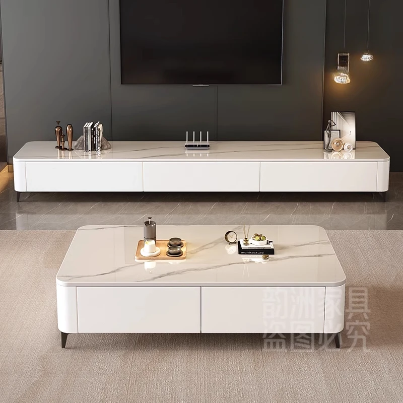 

Rock Slab Multi-functional Fashion TV Cabinet Simple Modern Durable Storage Cabinet Bonito Y Funcional Living Room Furniture