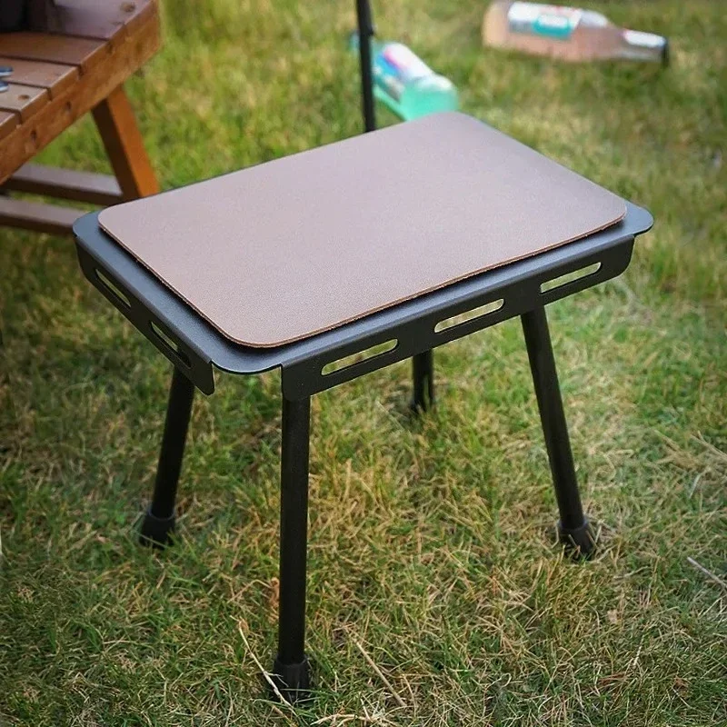 Mini Folding Camping Table Portable Outdoor Tactical Desk Small Coffee Side Table for Fishing Picnic Hiking Beach Compact