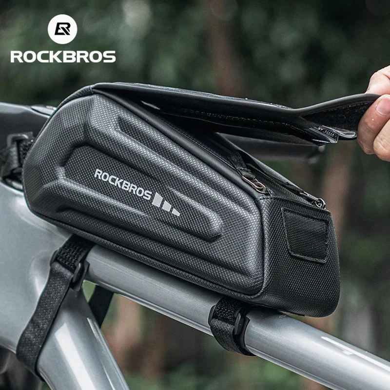 

ROCKBROS Bike Bag Phone Bag Waterproof Front Frame Cycling Bag Touch Screen Case Holder Hard Shell Bags For MTB Road Accessories