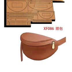 New Japan Steel Blade Wooden Die  Waist Bag Leather Craft Punch Hand Tool Cut Knife Mould XF086