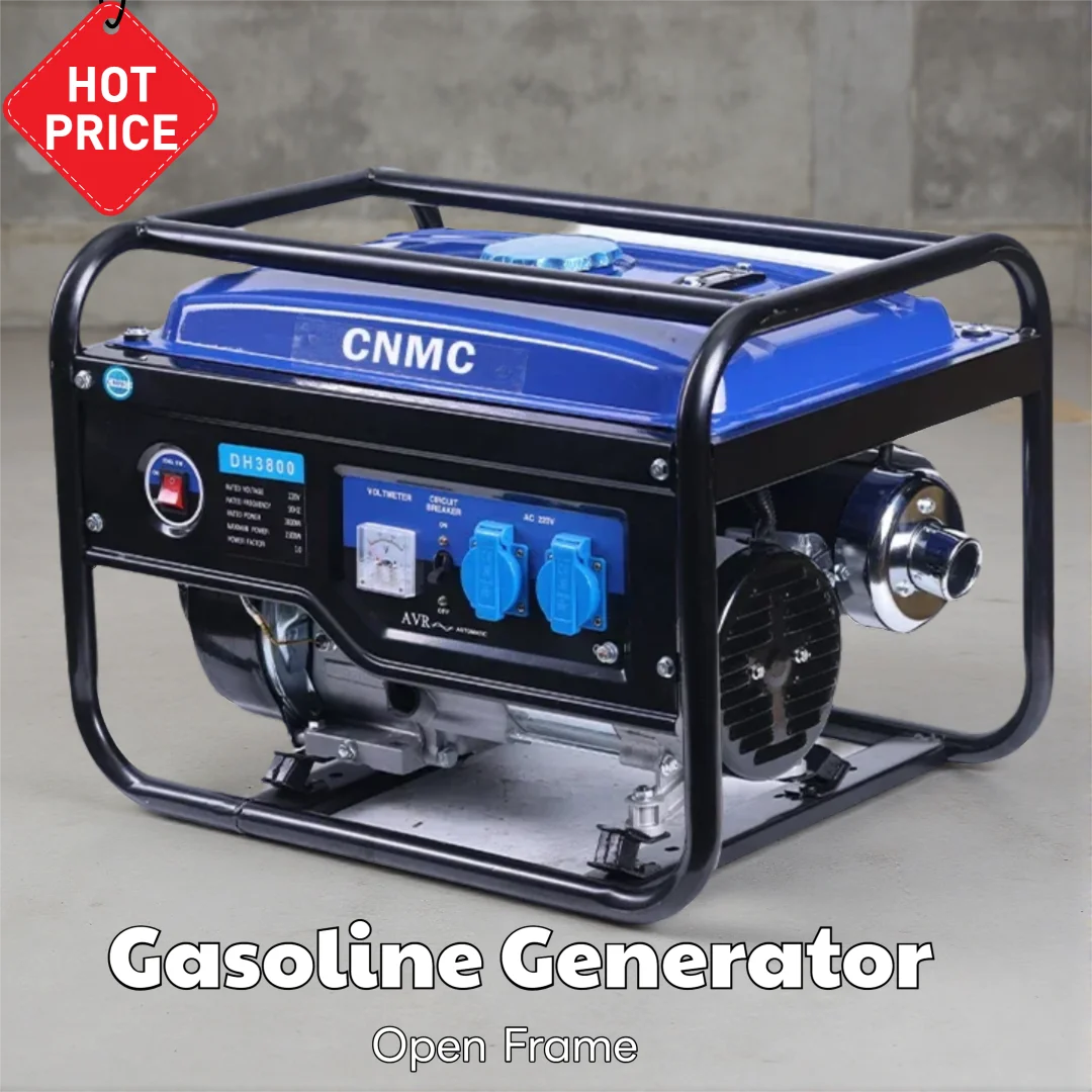 2KW/3KW/5KW/6KW/7KW/9KW Generator 50HZ/60HZ 110/220V/380V Generator High Efficiency Fuel Economy generators for home electricity