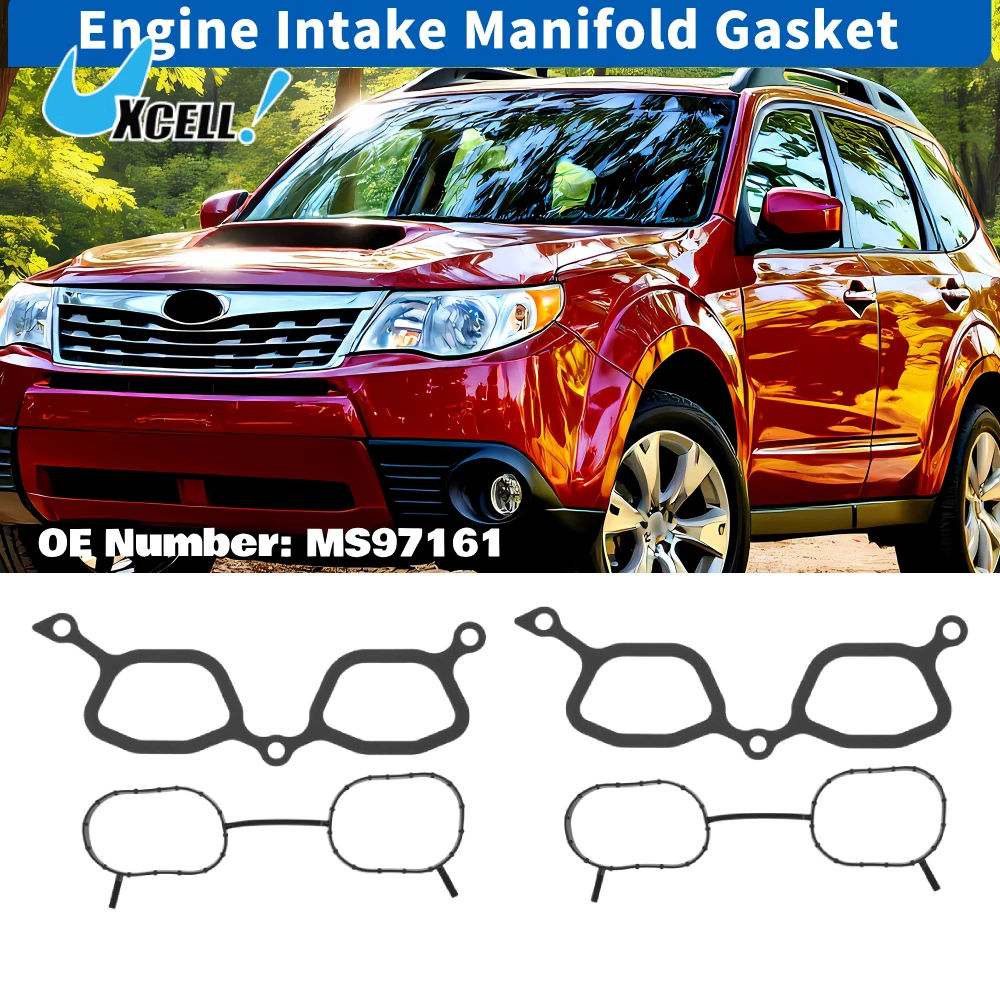 Juego de Juntas del Colector de Admisión Uxcell para Subaru Forester 2011-2018, Junta del Plenum de Inyección de Combustible para Subaru Impreza MS97161