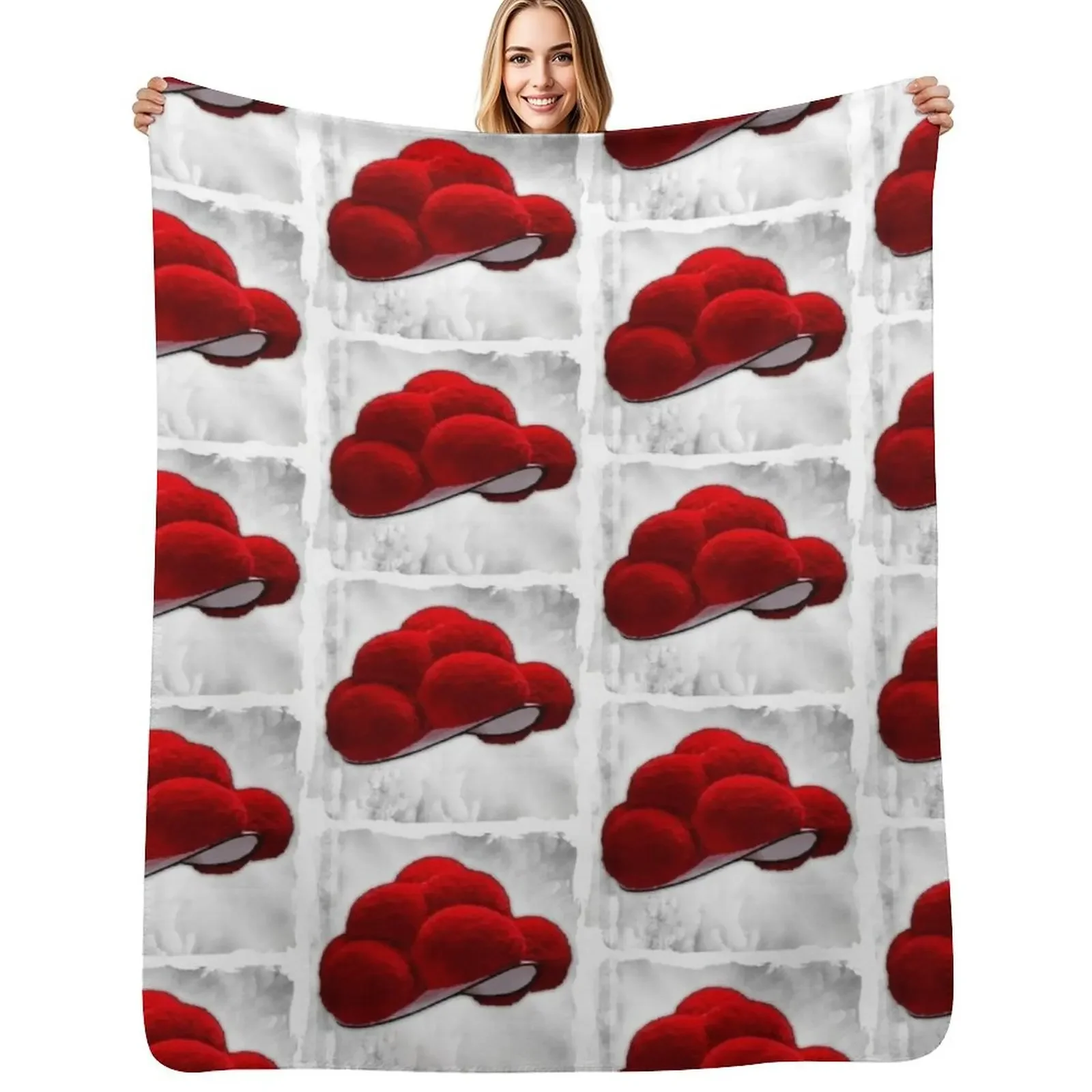 

Black Forest hat Bollenhut ART 1.5 Throw Blanket Flannel blankets ands cosplay anime Blanket