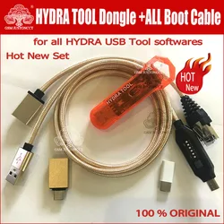 2024 Original New Hydra Tool Dongle For All HYDRA Tool Softwares+Umf All in one Boot Cable (EASY SWITCHING)&Micro With Sim Card