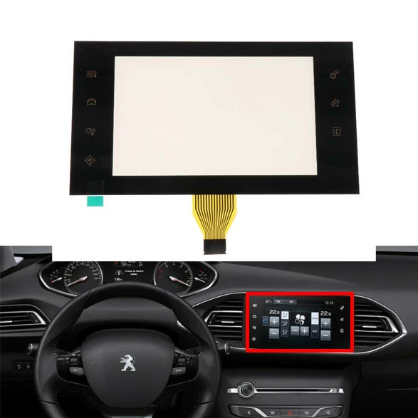 New 7'' Touch Screen For MRN Peugeot 308 308S 408 Citroen C3 C4 Radio Navigation 2013-2017