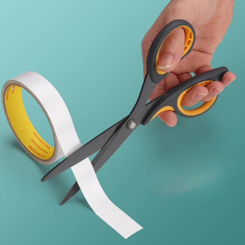 Teflon Coated Stainless Steel Scissors, Anti-stick Anti-rust Household Shears for Tailoring, DIY Craft and Office Use