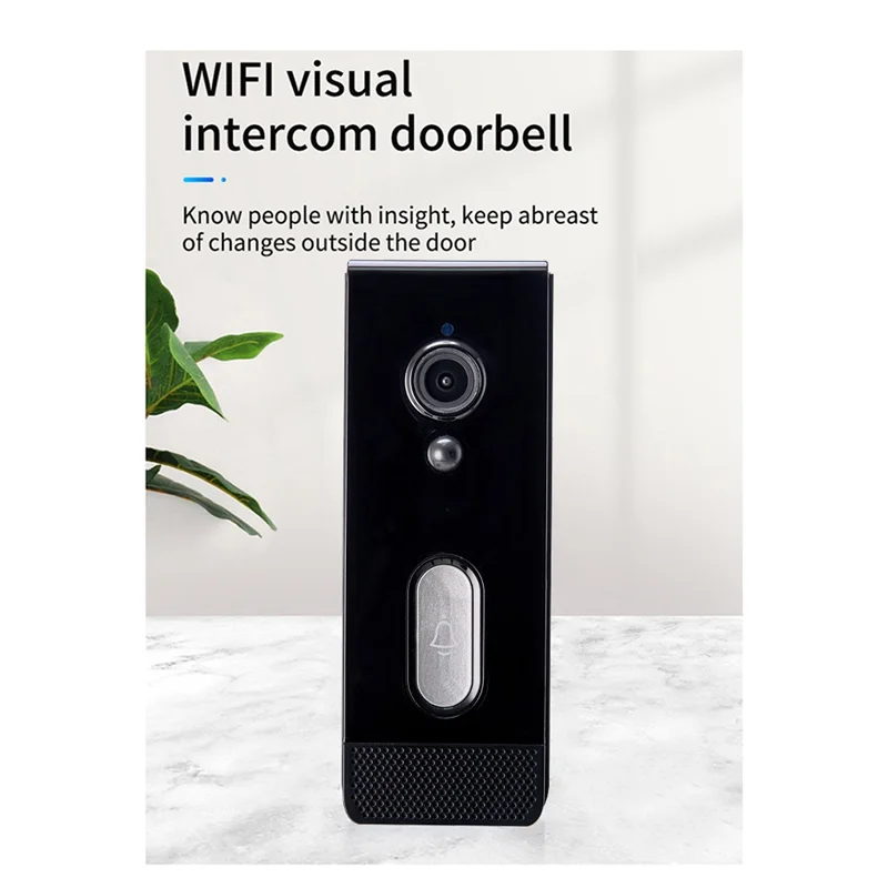 New-Tuya Smart Home Doorbell Camera Waterproof Wifi Video Intercom 1080P Outdoor Security Protection Two Way Audio EU PLUG A