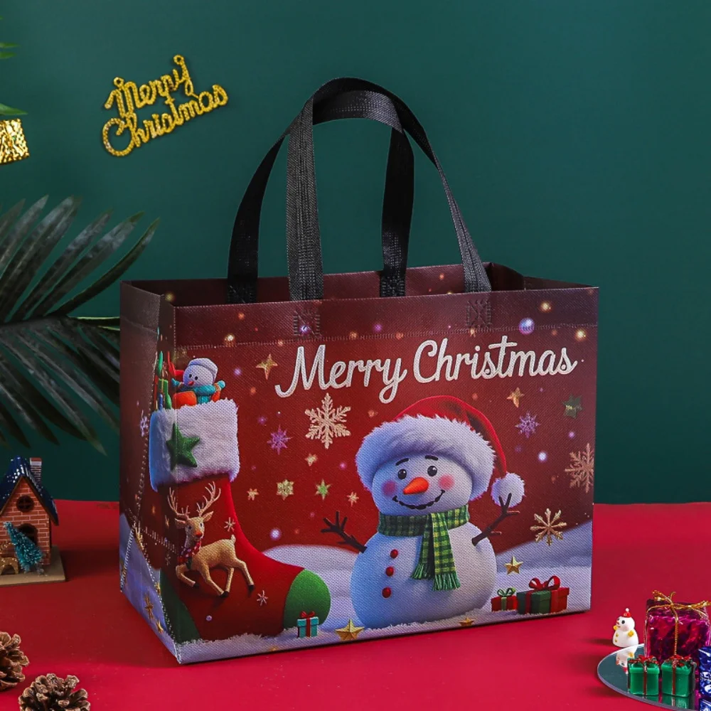 حقيبة هدايا عيد الميلاد، حامل هدايا قوي قابل للطي، حقيبة عيد الميلاد ذات سعة عالية، حقيبة حمل سانتا كلوز العملية لتخزين الحفلات