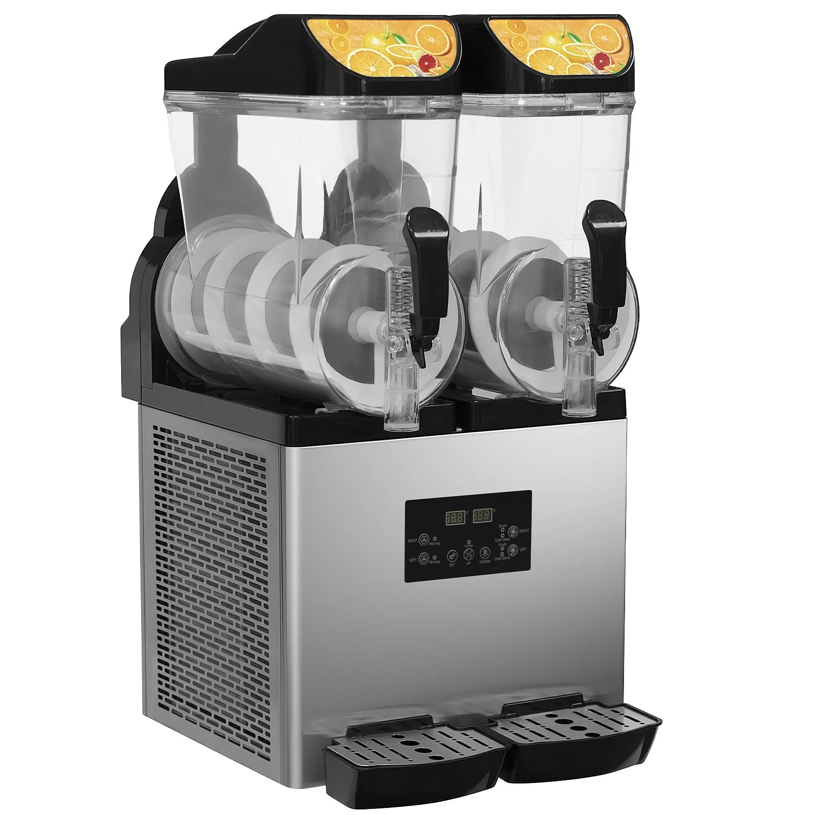 

Commercial Factory Price 15l*2 Drink Slush Machine Control Snow Melting Machine