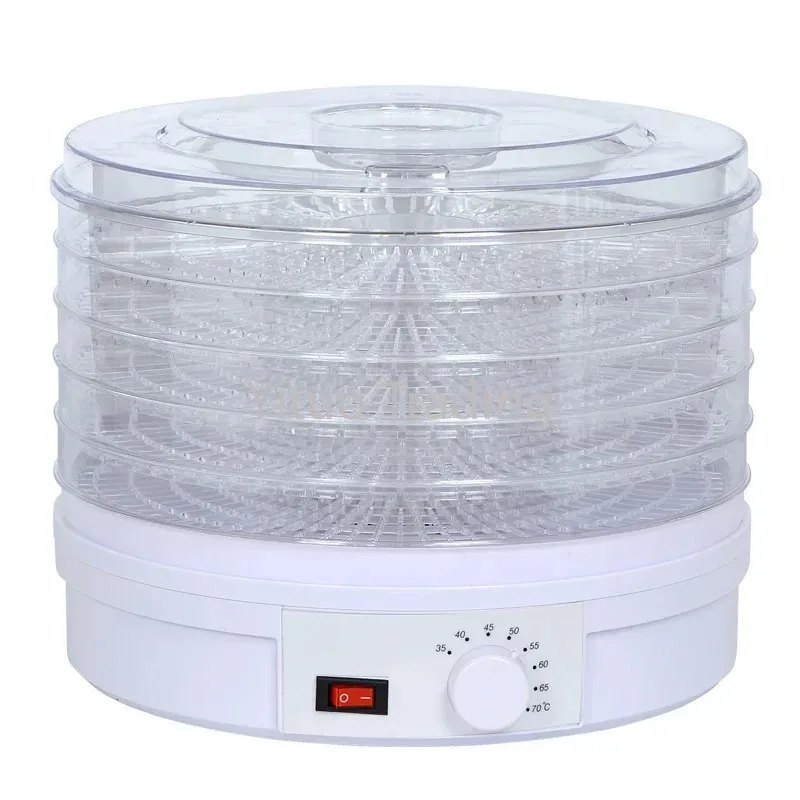 350W Transparent Dried Fruit Air Dryer with 5-layer Capacity, Food, Vegetables, Meat, Medicinal Materials, Pet Food, Fast Dryer