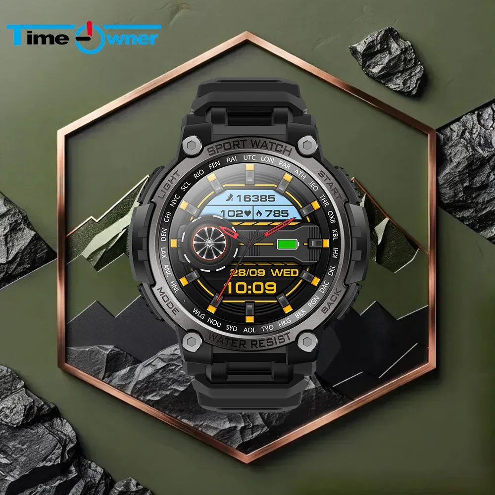 

Time Owner 1.53 inch TFT Smart Watch LC17 for Outdoor Sports, Bluetooth Calls, Monitoring Heart Rate Blood Oxygen Smartwatch