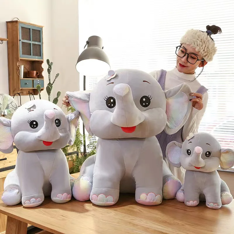 40-80CM Disney Doll Dumbo Cute Stuffed Anime Cartoon Elephant Plush Toy Soft Collection Accompany Children's Birthday Gift