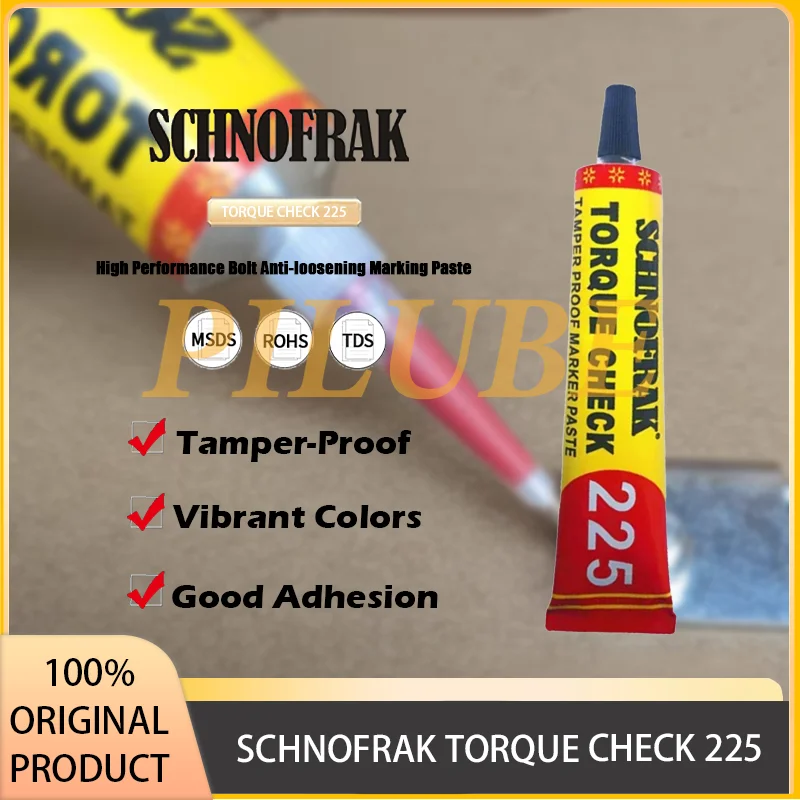 

SCHNOFRAK TORQUE CHECK 225 Bolt Loosening Prevention Marker Paste for Automotive and Industrial Applications Original Product