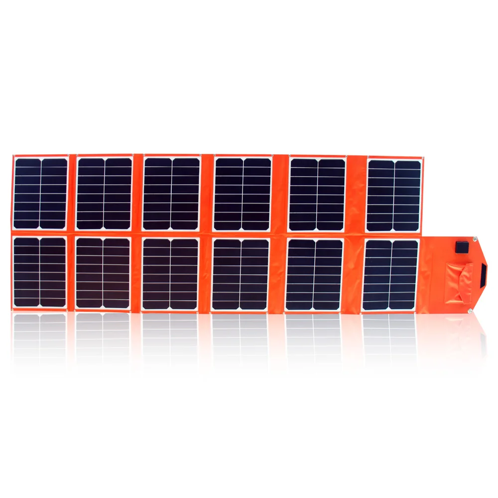 Portable Folding Solar Charger 180W  folding outdoor camping monocrystalline silicon foldable solar panel