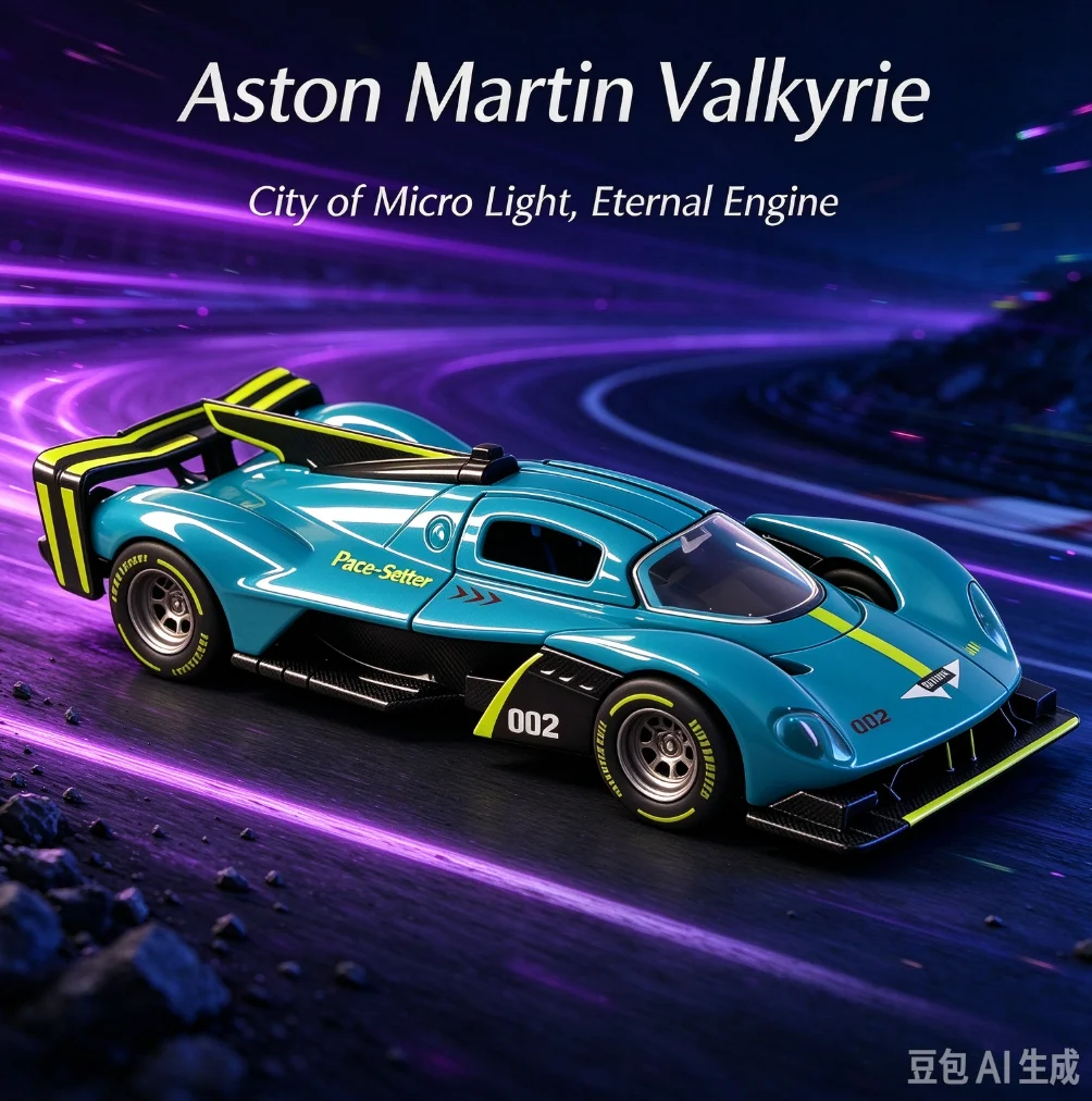 NEW Aston Martin Valkyrie Simulation Alloy Die Cast Car 1:36 Racing Model  Openable Doors Hobby Desktop Ornament Birthday Gift