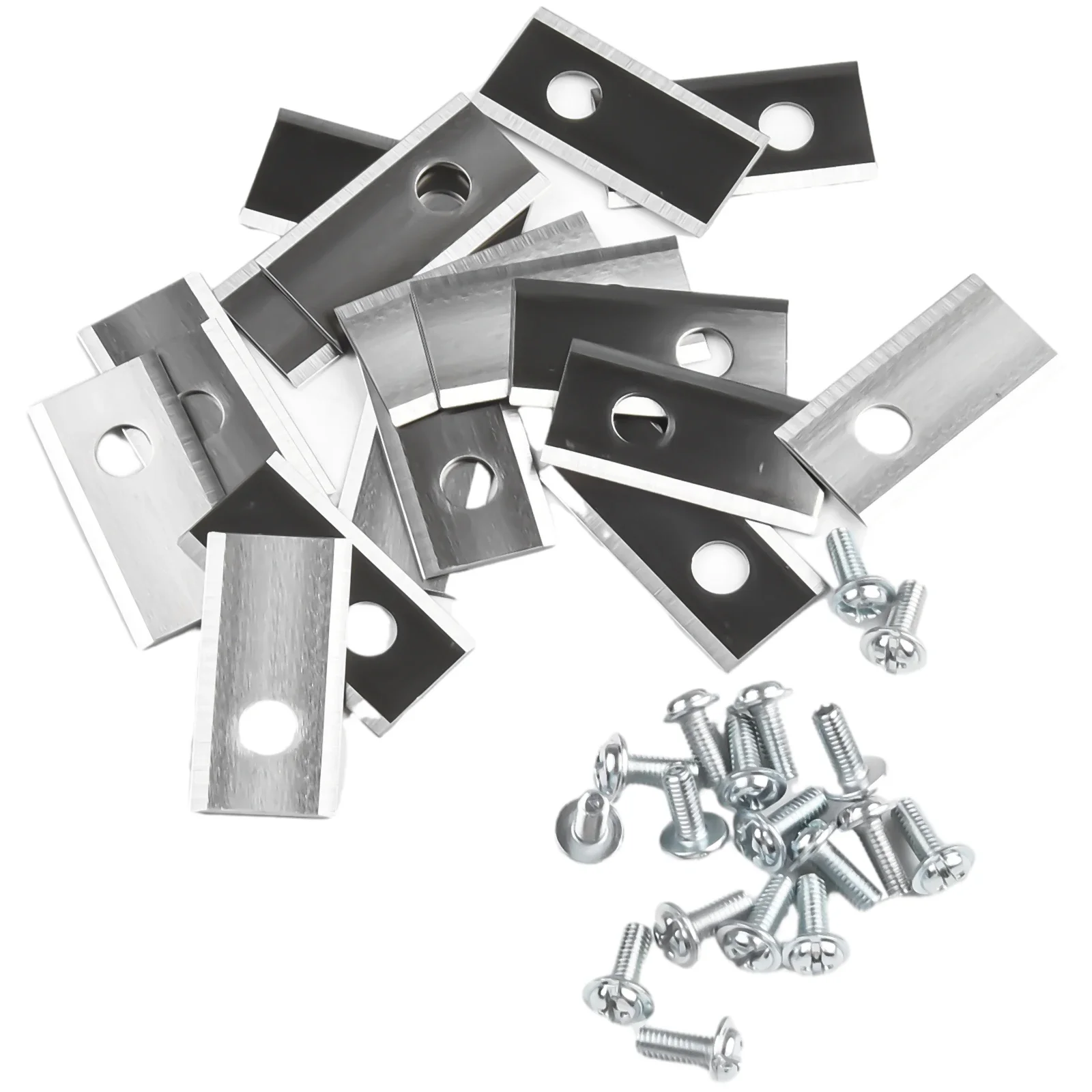 Grasmaaier Onderdelen Vervanging Messen 18/30 Stuks 35X18X0.9 Mm Roestvrij Zilver/Goud Voor Worx robotmaaiers