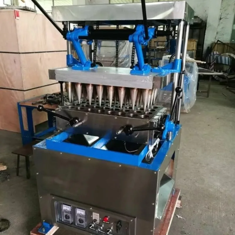 Custom A Coffee Cup That Can Be Eaten Machine  Use Different Shape Ice Cream Sugar Cone Wafer Biscuit Ice Cream Cone Machine