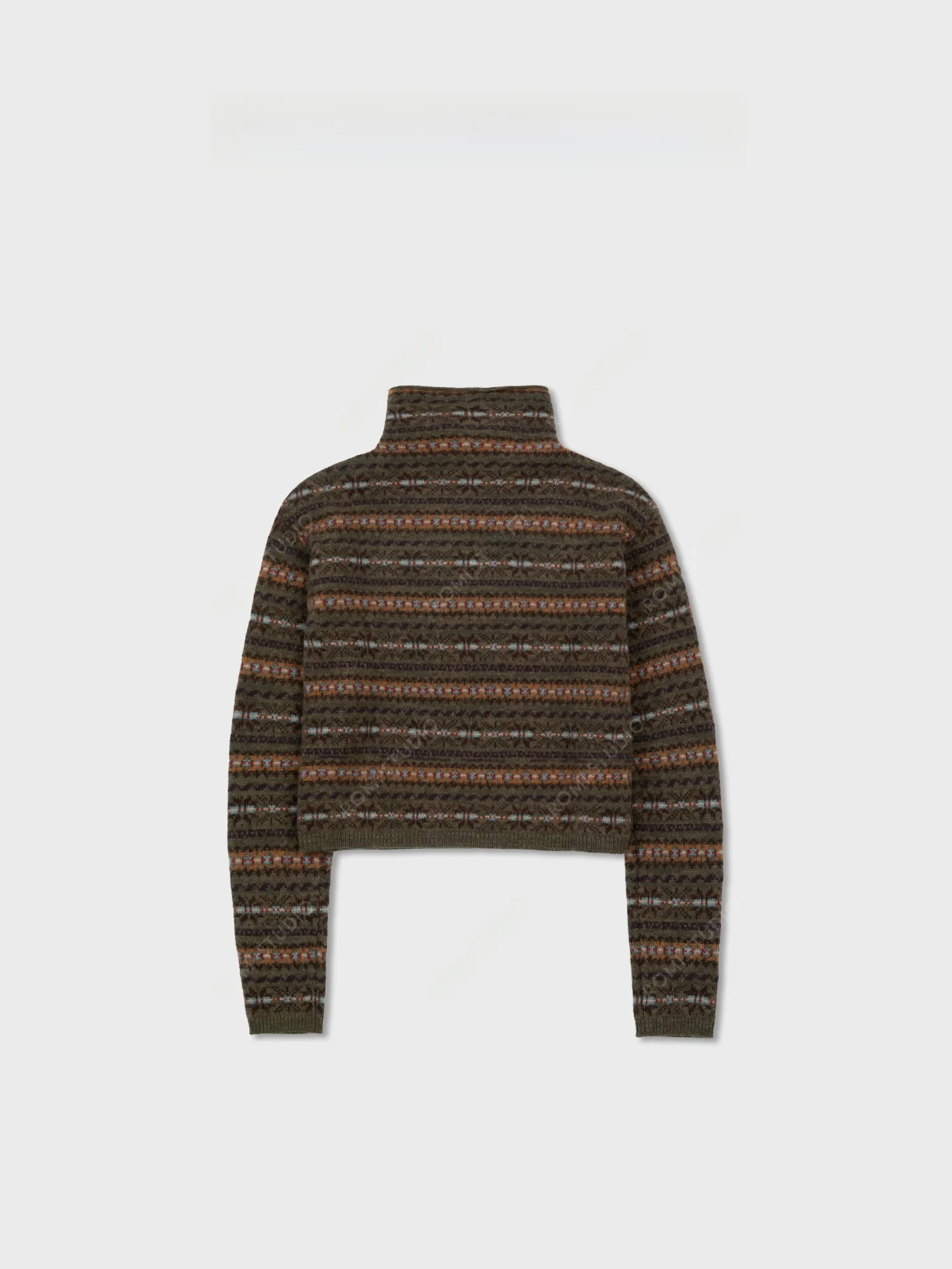 

Romance Studio Vintage Ultrine Merino Wool High Ne Sweater Thi Long Sve Overhead Knitted Women's Winter Faion