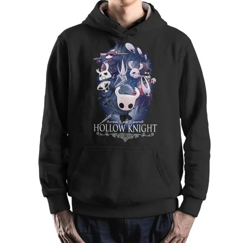 

Худи Hollow Knight: винтажный стиль, унисекс, для мужчин и женщин, спортивный пуловер в стиле хип-хоп