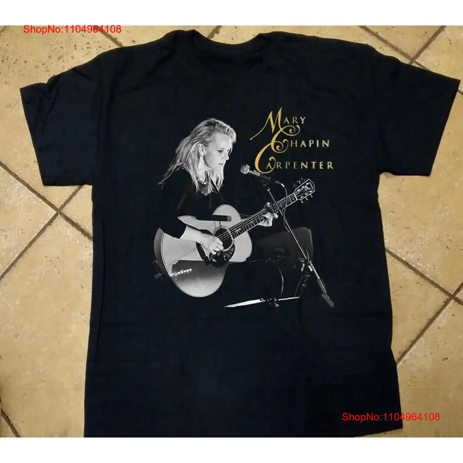 

Футболка с гитарой Mary Chapin Carpenter Play, винтажная стираная модная футболка с рисунком, удобная, унисекс, дышащая, универсальная, мягкая