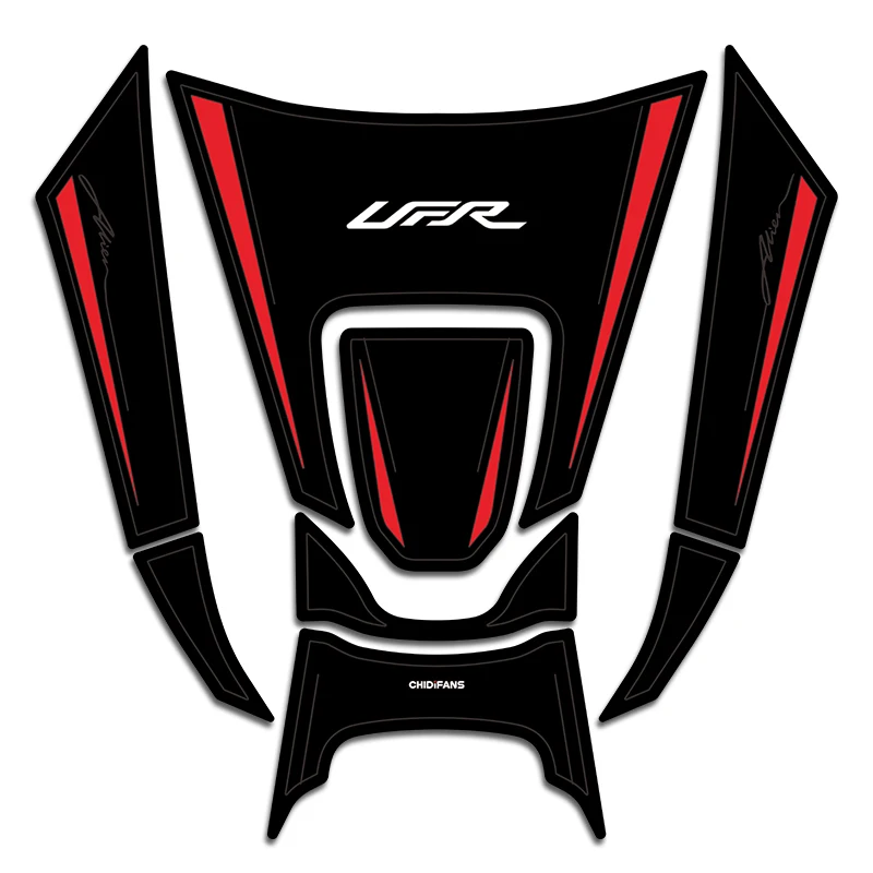 For Haojue UFR150/ Rubber Fuel Tank Cap Stickers Scratch-Shield Residue-Free High-Fit Custom Modification Decals