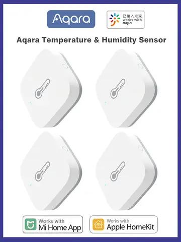 Aqara 온도 습도 센서 Zigbee 스마트 공기 압력 환경 Xiaomi Mi home Homekit App 용 스마트 제어 스마트 홈
