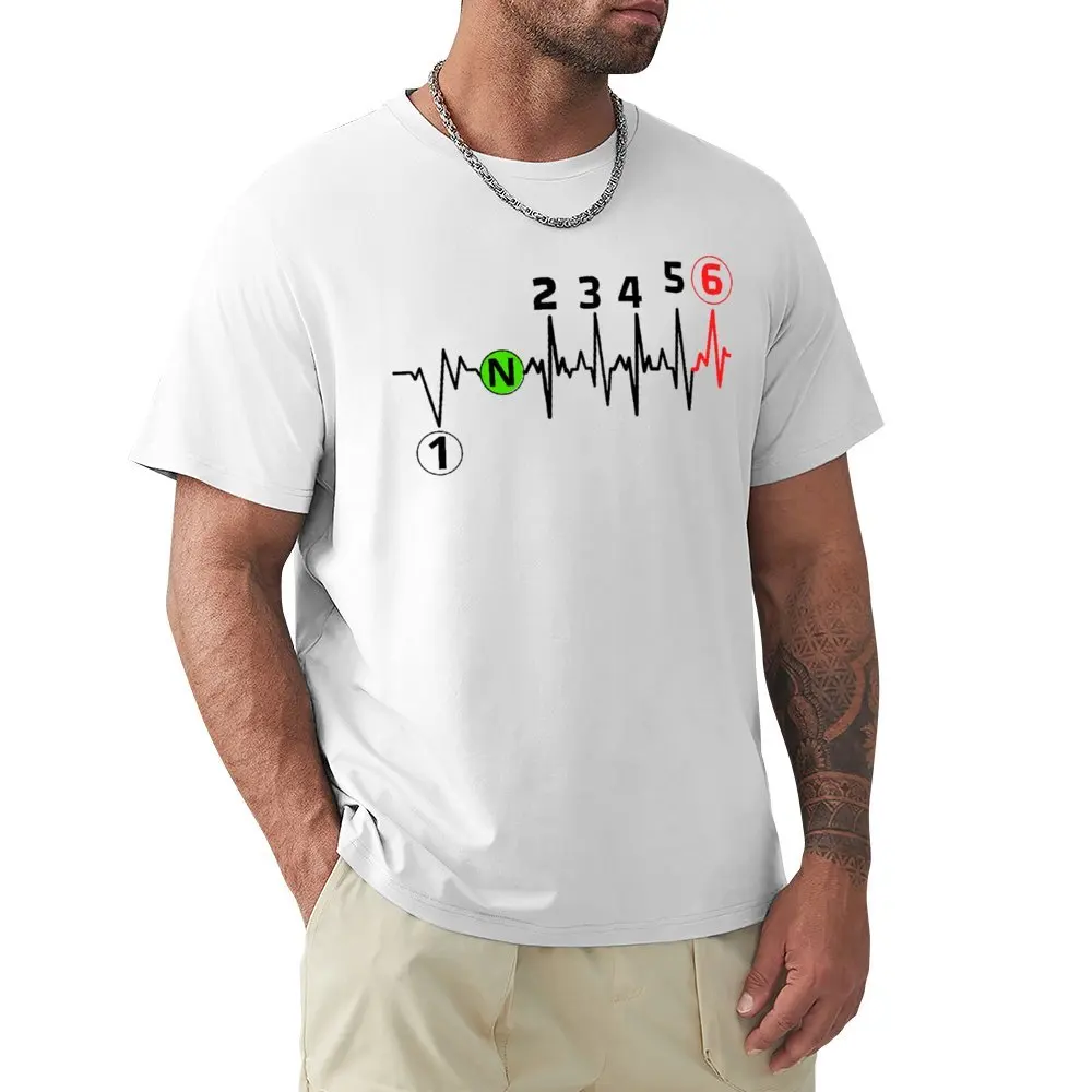 Motorbike Heartbeat 1n23456 for Sale T-shirt Crewneck Campaign  Humor Graphic Tshirt Premium Fitness USA Size