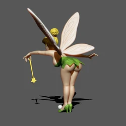 1/24 100mm Harz Modell Schmetterling Fee Gir Abbildung Unpainted Keine Farbe RW-288