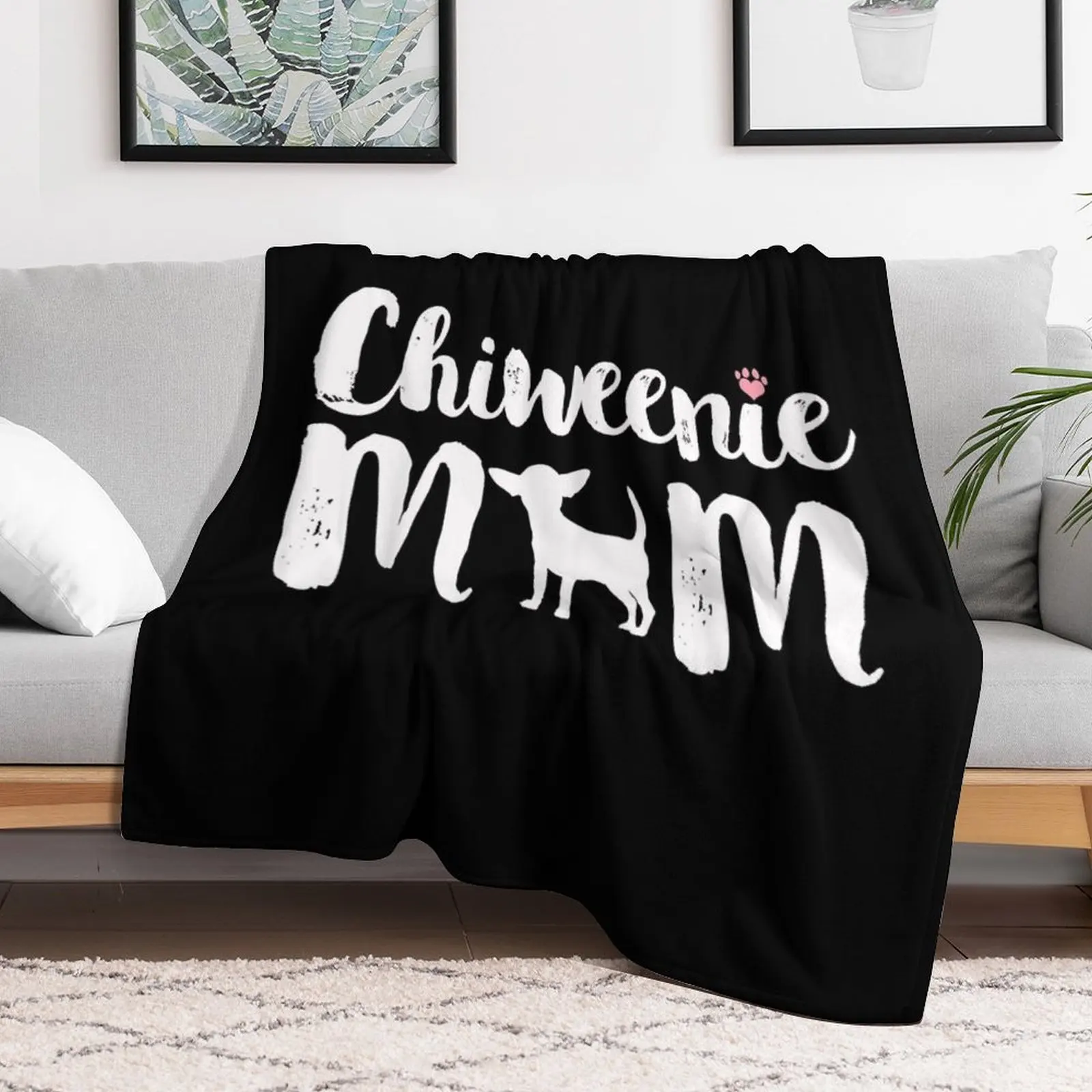 Chiweenie Mom Chiweenie Owners Love Mothers Day Gift Throw Blanket blankets ands Extra Large Throw Soft Blankets