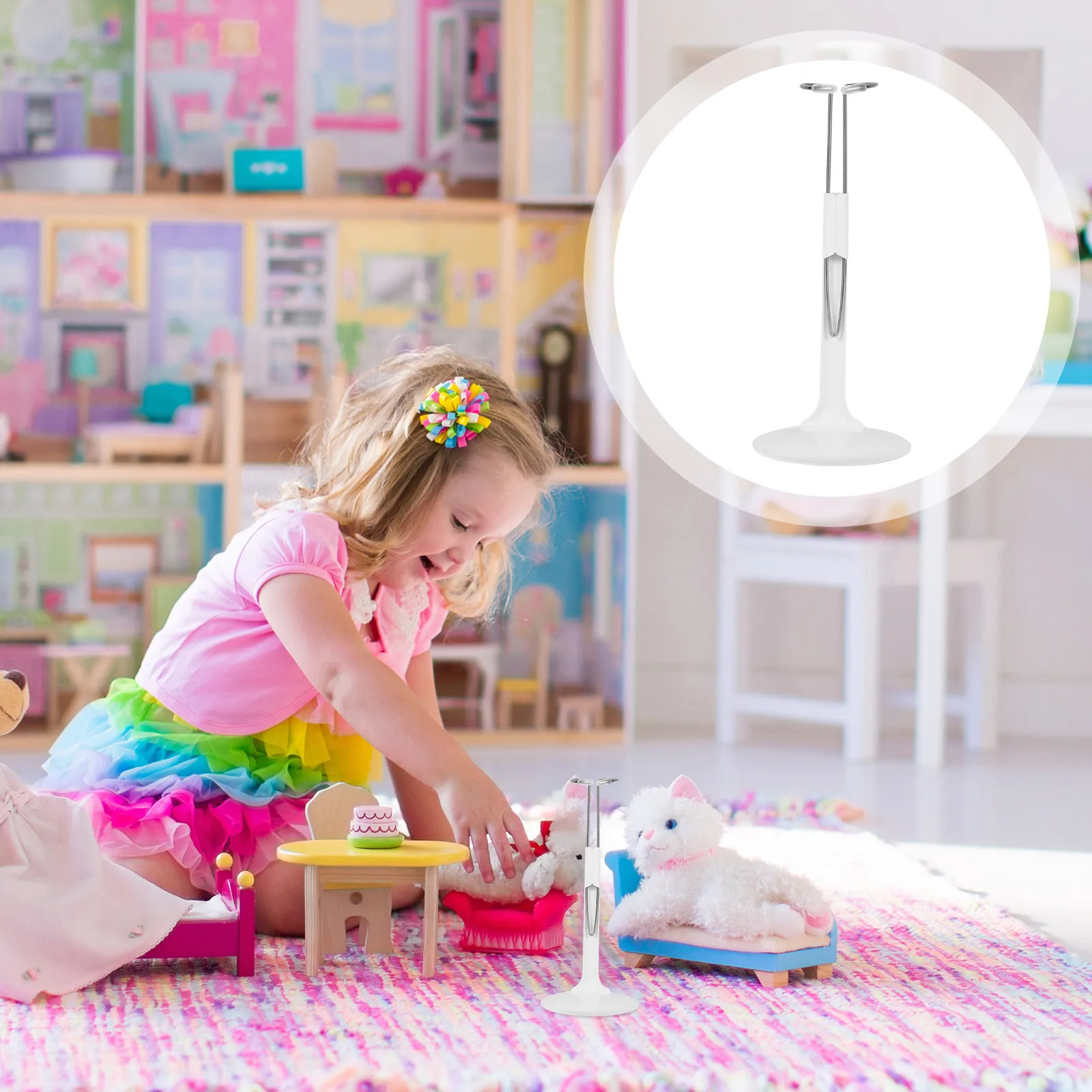 

Подставка для фигурок с регулируемой высотой и устойчивым основанием для длительного использования, демонстрационная подставка для моделей