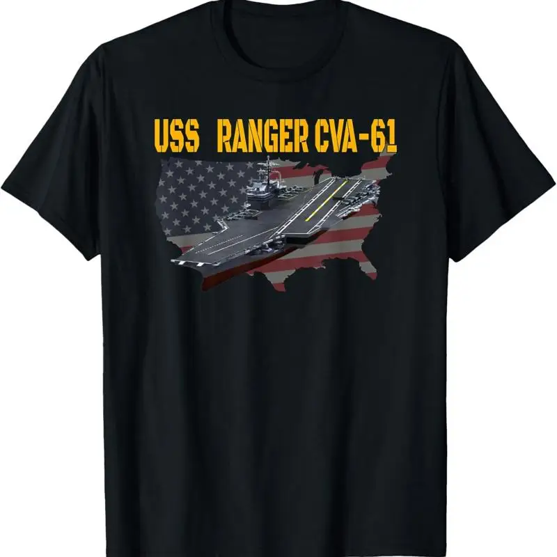 T-shirt pour la fête des pères, porte-avions USS Ranger CVA 61, jour des vétérans